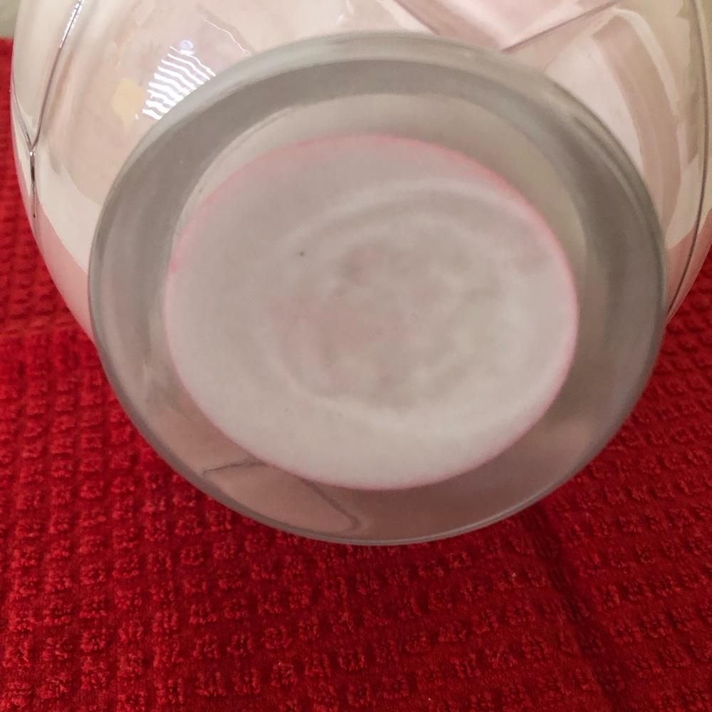 Vintage Pink Iridescent Luster Art Glass Vase - Picture 7 of 11
